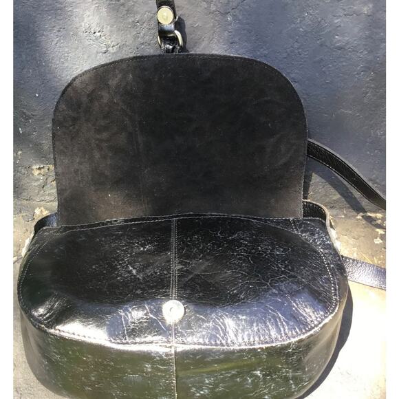 Patricia Nash Crossbody Tooled Black Leather Black New w/o tags - Picture 4 of 9